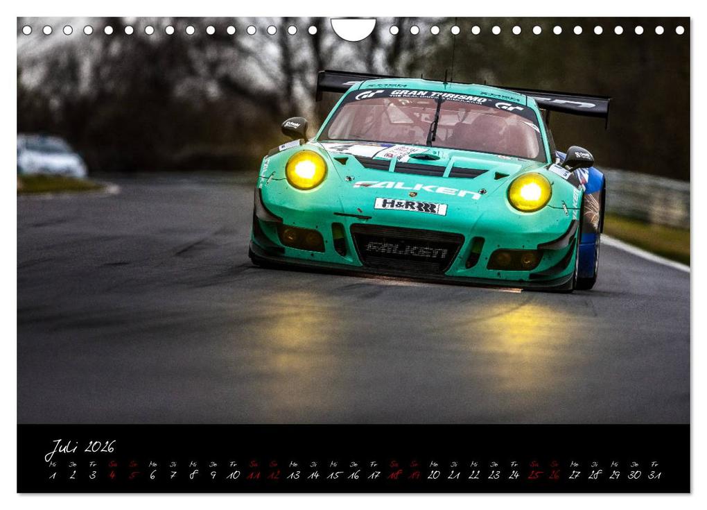Weitere Ansicht: Emotions on Track - Langstreckenmeisterschaft am Nürburgring - GT3 (Wandkalender 2026 DIN A4 quer), CALVENDO Monatskalender | Calvendo, Christian Schick