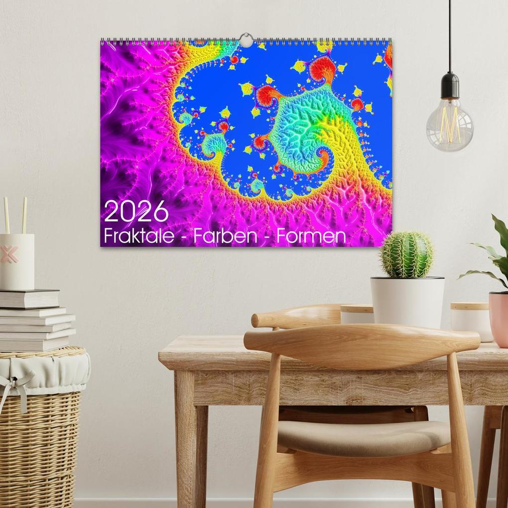 Weitere Ansicht: Fraktale - Farben - Formen 2026 (Wandkalender 2026 DIN A3 quer), CALVENDO Monatskalender | Michael Fischer, Calvendo