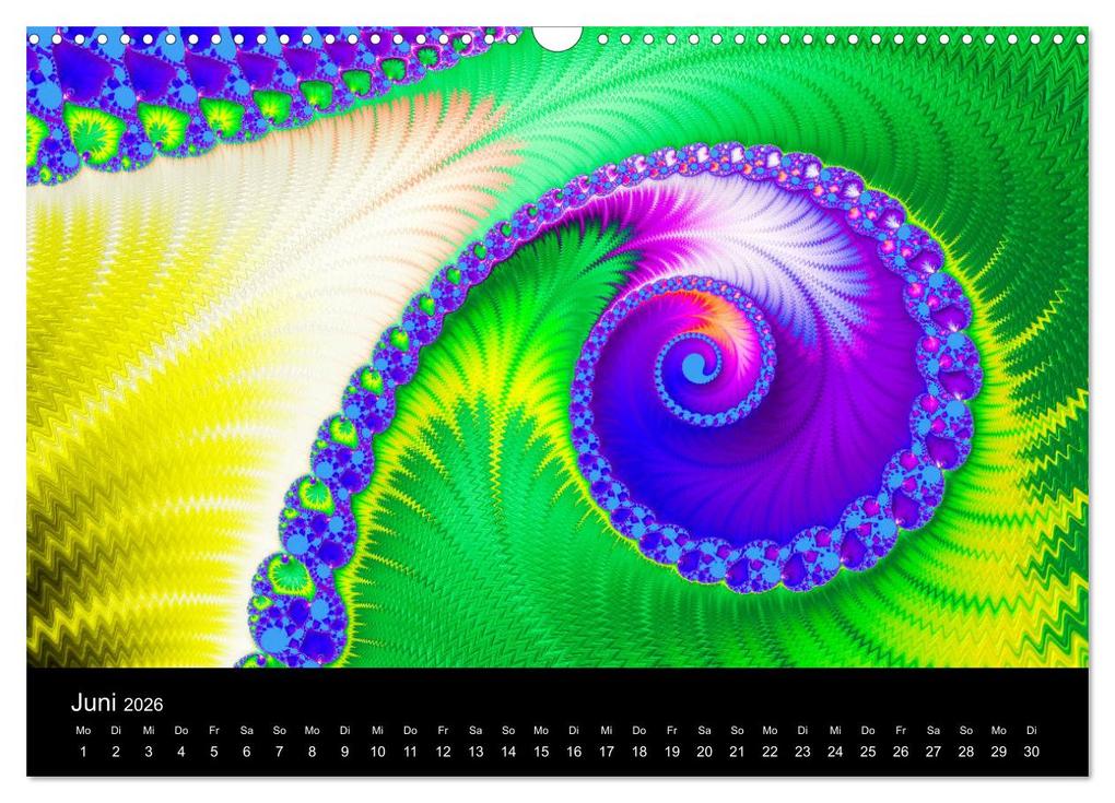 Weitere Ansicht: Fraktale - Farben - Formen 2026 (Wandkalender 2026 DIN A3 quer), CALVENDO Monatskalender | Michael Fischer, Calvendo