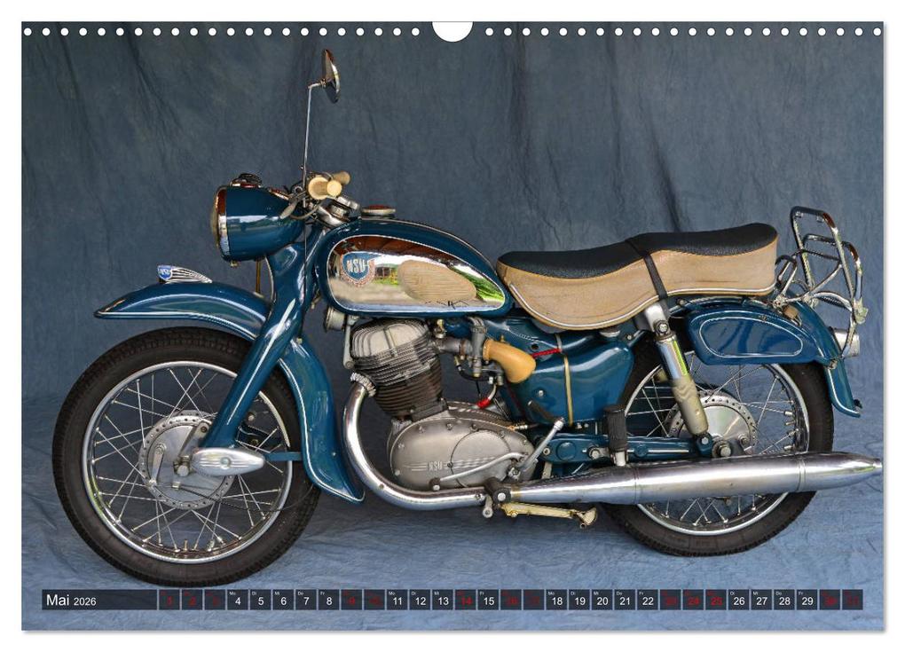 Weitere Ansicht: Deutsche Motorrad - Legenden - Rollende Kunstwerke aus alten Zeiten (Wandkalender 2026 DIN A3 quer), CALVENDO Monatskalender | Ingo Laue, Calvendo