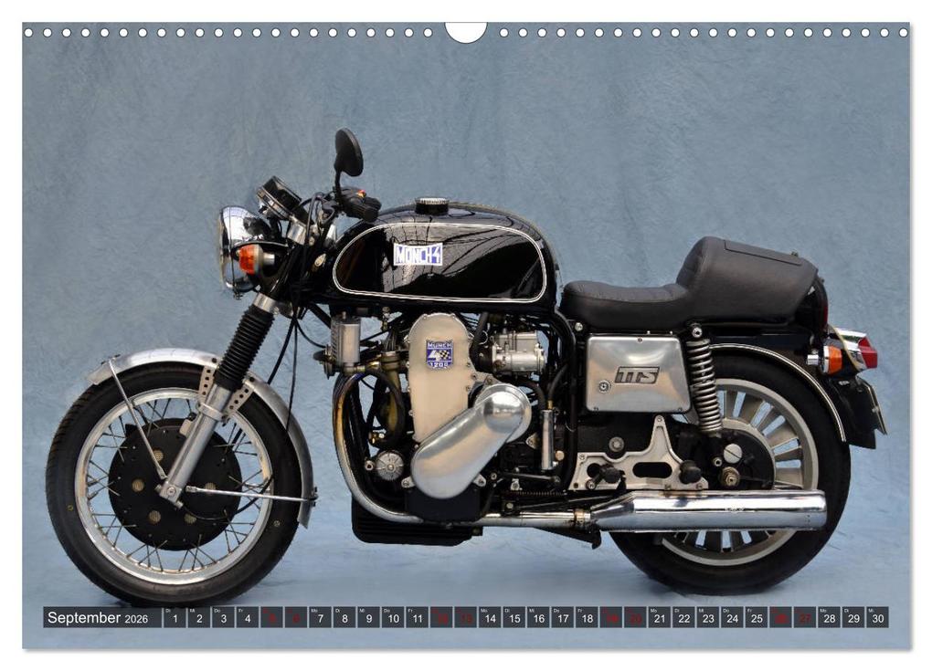 Weitere Ansicht: Deutsche Motorrad - Legenden - Rollende Kunstwerke aus alten Zeiten (Wandkalender 2026 DIN A3 quer), CALVENDO Monatskalender | Ingo Laue, Calvendo