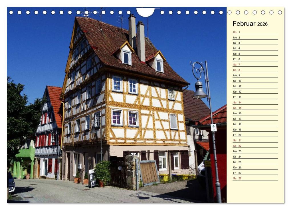 Weitere Ansicht: Unterwegs in Waiblingen (Wandkalender 2026 DIN A4 quer), CALVENDO Monatskalender | Angelika Keller, Calvendo