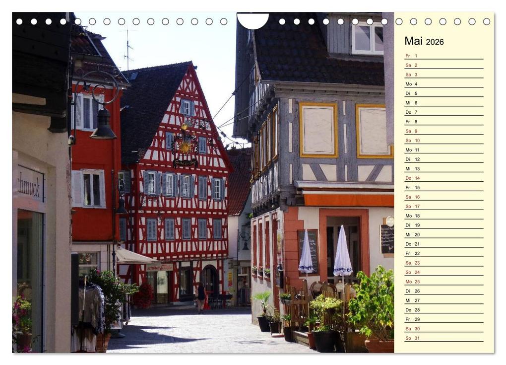 Weitere Ansicht: Unterwegs in Waiblingen (Wandkalender 2026 DIN A4 quer), CALVENDO Monatskalender | Angelika Keller, Calvendo
