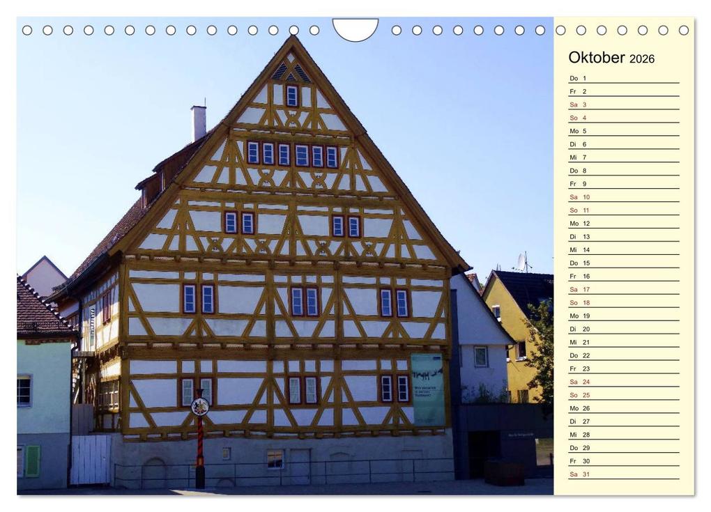 Weitere Ansicht: Unterwegs in Waiblingen (Wandkalender 2026 DIN A4 quer), CALVENDO Monatskalender | Angelika Keller, Calvendo