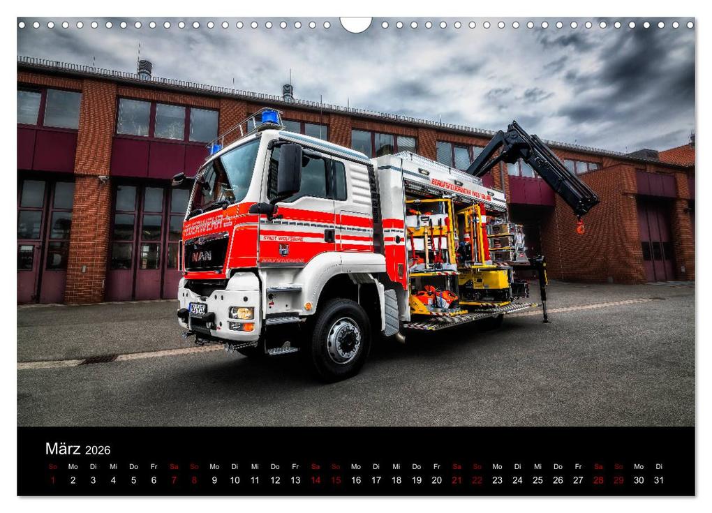 Weitere Ansicht: Feuerwehr und Rettungsdienst (Wandkalender 2026 DIN A3 quer), CALVENDO Monatskalender | Markus Will, Calvendo