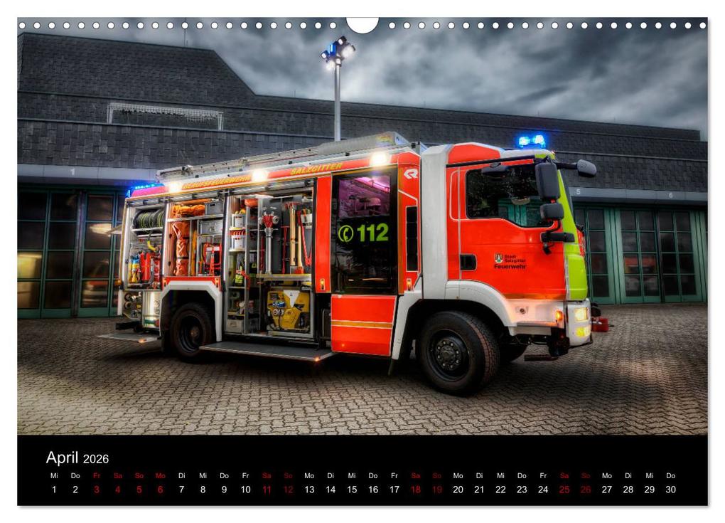 Weitere Ansicht: Feuerwehr und Rettungsdienst (Wandkalender 2026 DIN A3 quer), CALVENDO Monatskalender | Markus Will, Calvendo