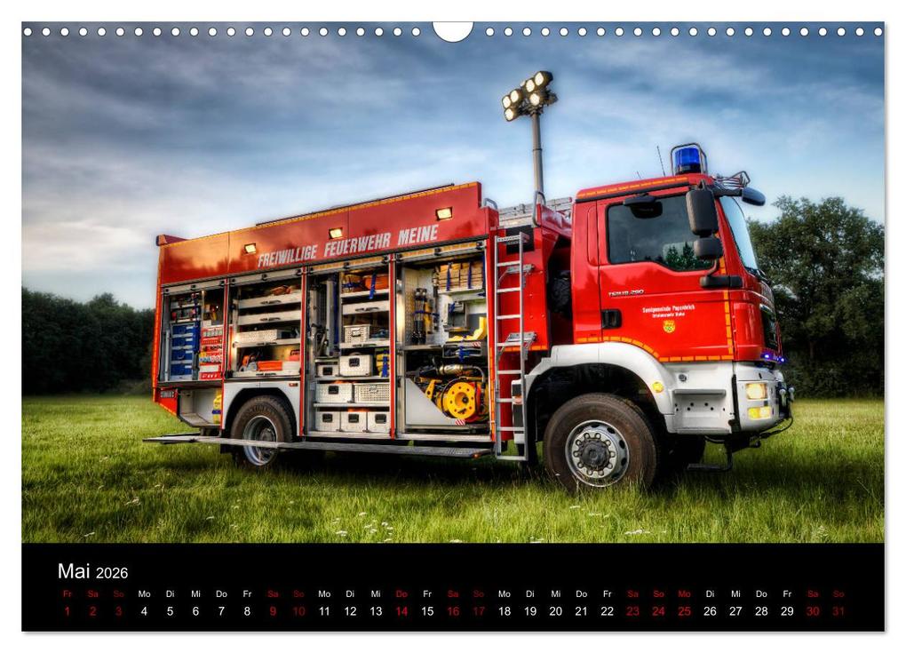 Weitere Ansicht: Feuerwehr und Rettungsdienst (Wandkalender 2026 DIN A3 quer), CALVENDO Monatskalender | Markus Will, Calvendo