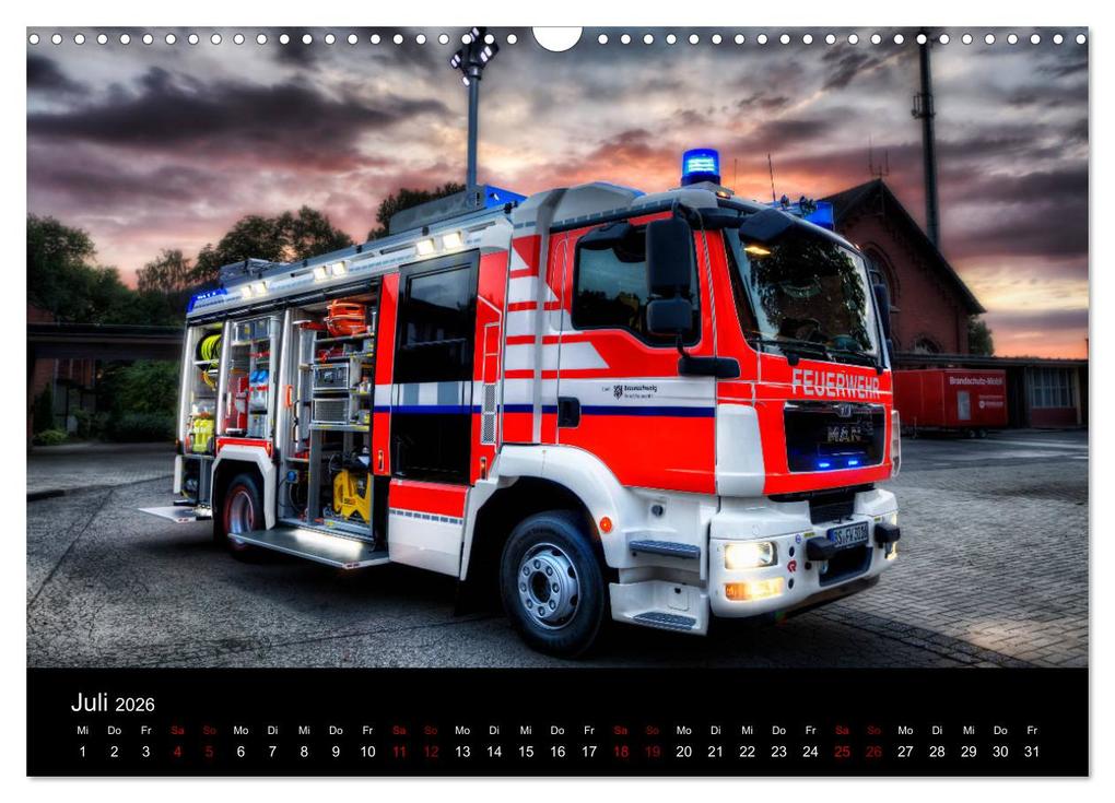 Weitere Ansicht: Feuerwehr und Rettungsdienst (Wandkalender 2026 DIN A3 quer), CALVENDO Monatskalender | Markus Will, Calvendo