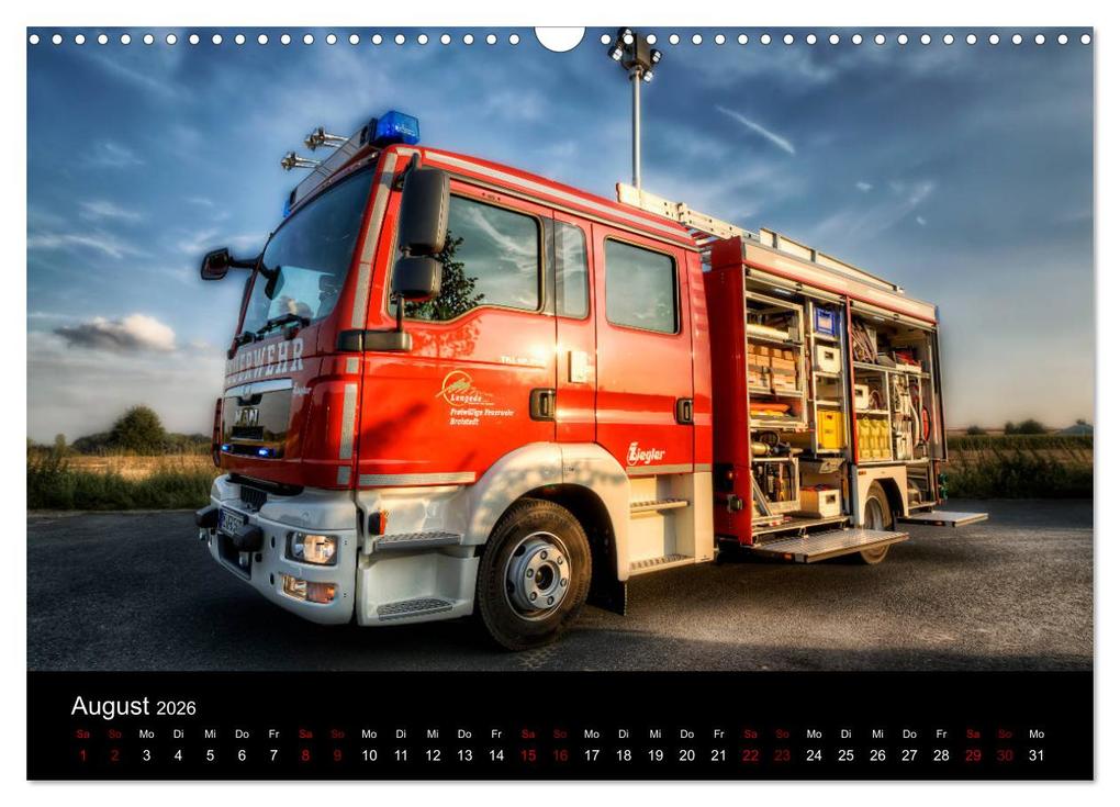Weitere Ansicht: Feuerwehr und Rettungsdienst (Wandkalender 2026 DIN A3 quer), CALVENDO Monatskalender | Markus Will, Calvendo