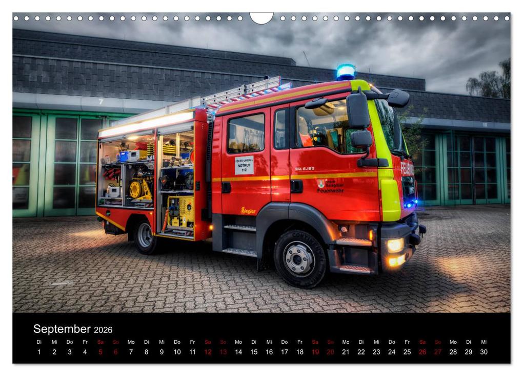 Weitere Ansicht: Feuerwehr und Rettungsdienst (Wandkalender 2026 DIN A3 quer), CALVENDO Monatskalender | Markus Will, Calvendo