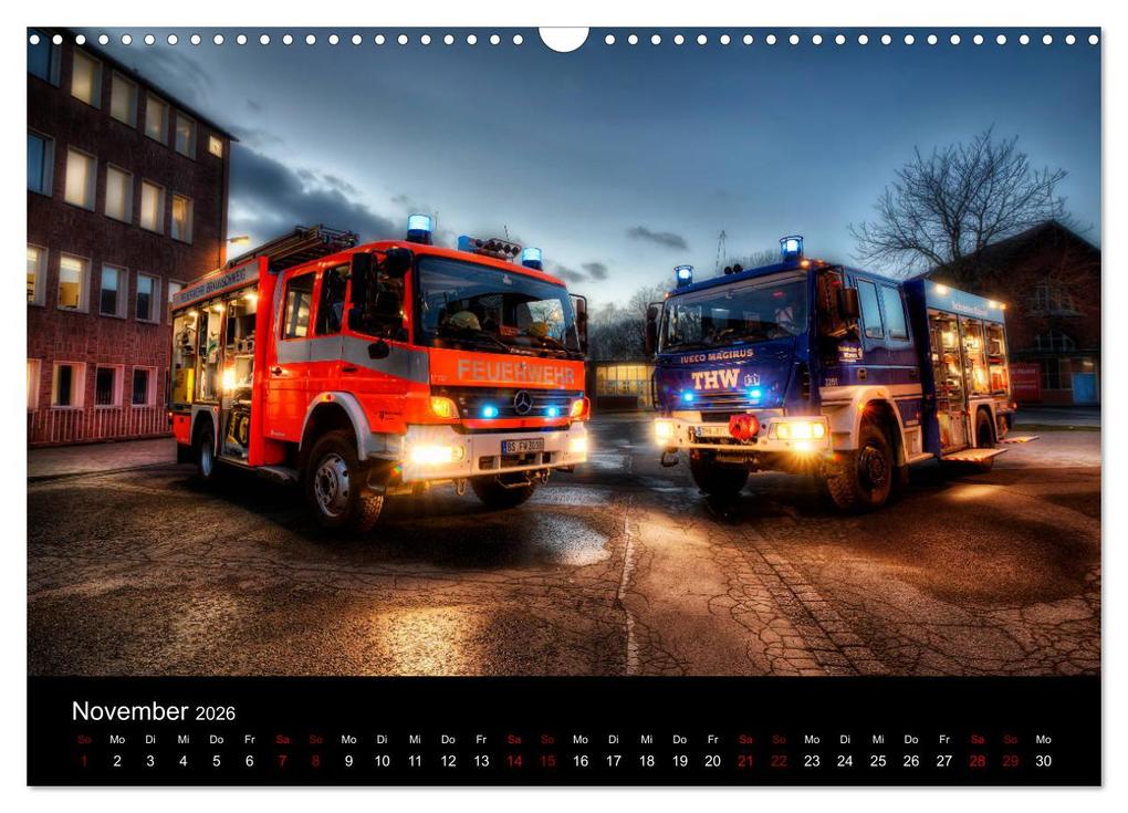 Weitere Ansicht: Feuerwehr und Rettungsdienst (Wandkalender 2026 DIN A3 quer), CALVENDO Monatskalender | Markus Will, Calvendo