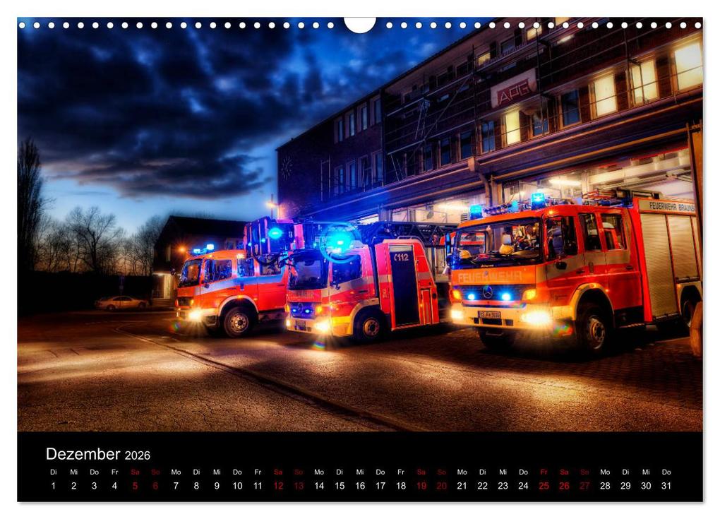 Weitere Ansicht: Feuerwehr und Rettungsdienst (Wandkalender 2026 DIN A3 quer), CALVENDO Monatskalender | Markus Will, Calvendo