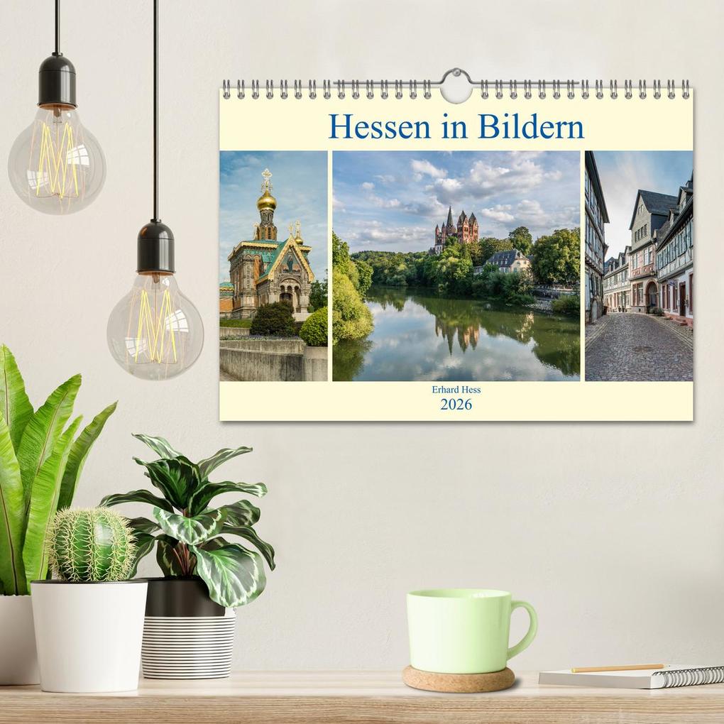 Weitere Ansicht: Hessen in Bildern (Wandkalender 2026 DIN A4 quer), CALVENDO Monatskalender | Erhard Hess, Calvendo