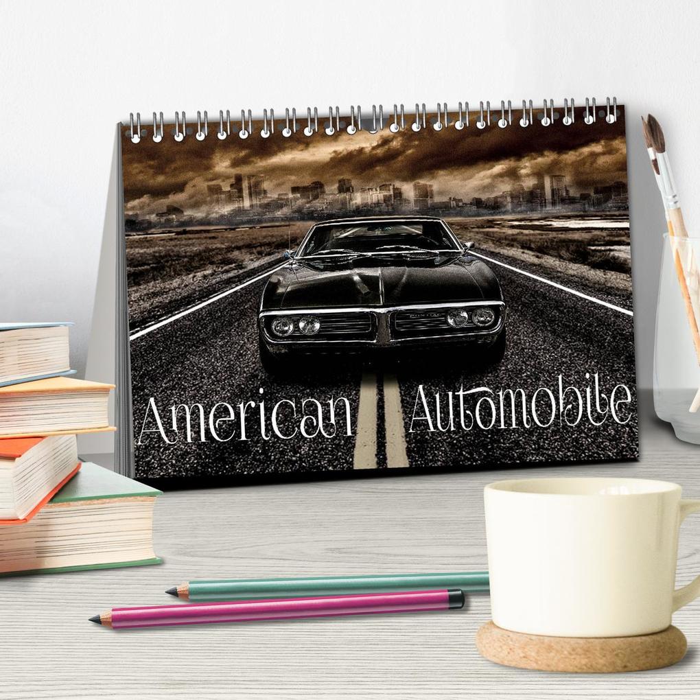 Weitere Ansicht: American Automobile (Tischkalender 2026 DIN A5 quer), CALVENDO Monatskalender | Chrombacher Chrombacher, Calvendo, Chrombacher