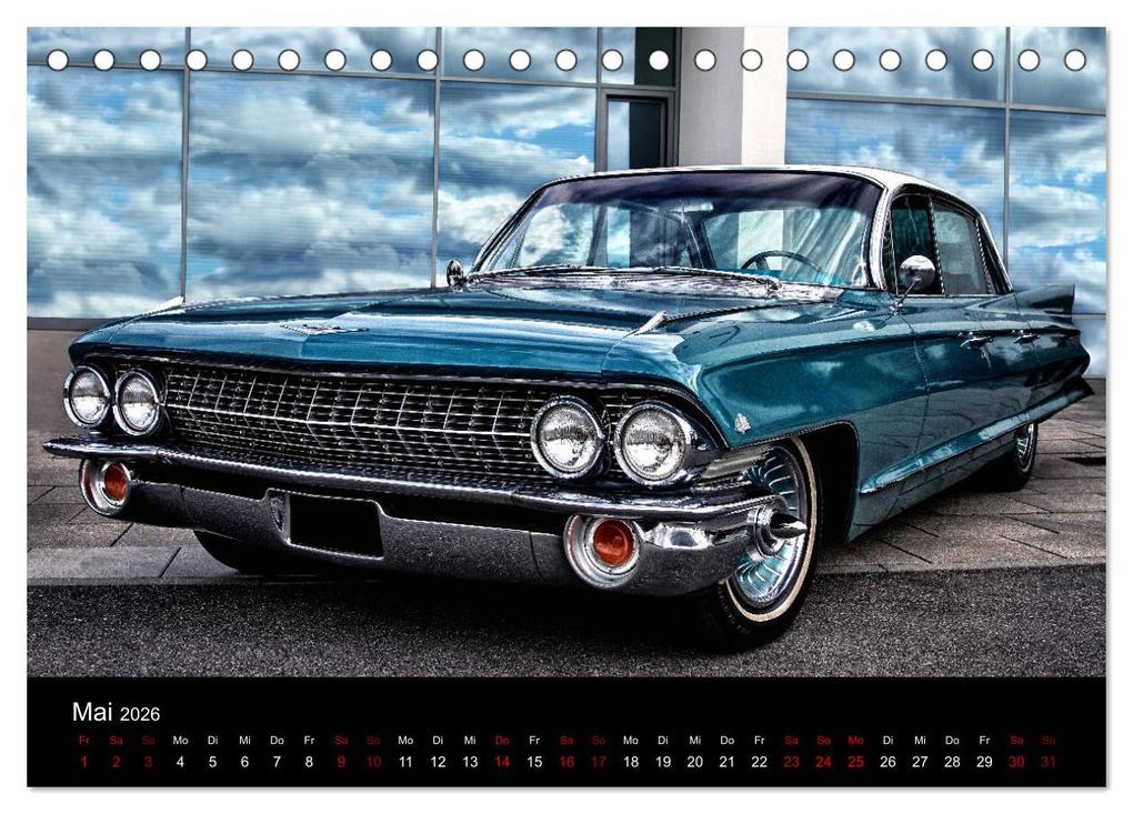 Weitere Ansicht: American Automobile (Tischkalender 2026 DIN A5 quer), CALVENDO Monatskalender | Chrombacher Chrombacher, Calvendo, Chrombacher
