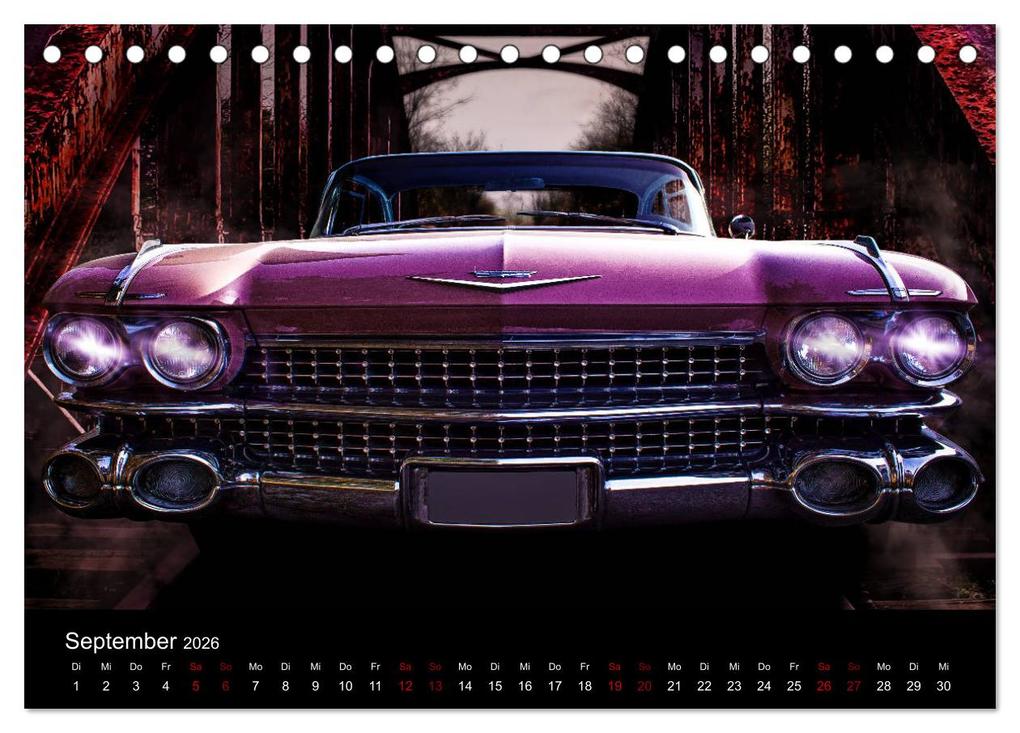 Weitere Ansicht: American Automobile (Tischkalender 2026 DIN A5 quer), CALVENDO Monatskalender | Chrombacher Chrombacher, Calvendo, Chrombacher