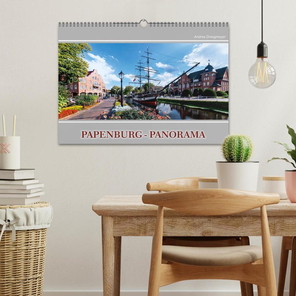 Weitere Ansicht: Papenburg-Panorama (Wandkalender 2026 DIN A3 quer), CALVENDO Monatskalender | Andrea Dreegmeyer, Calvendo