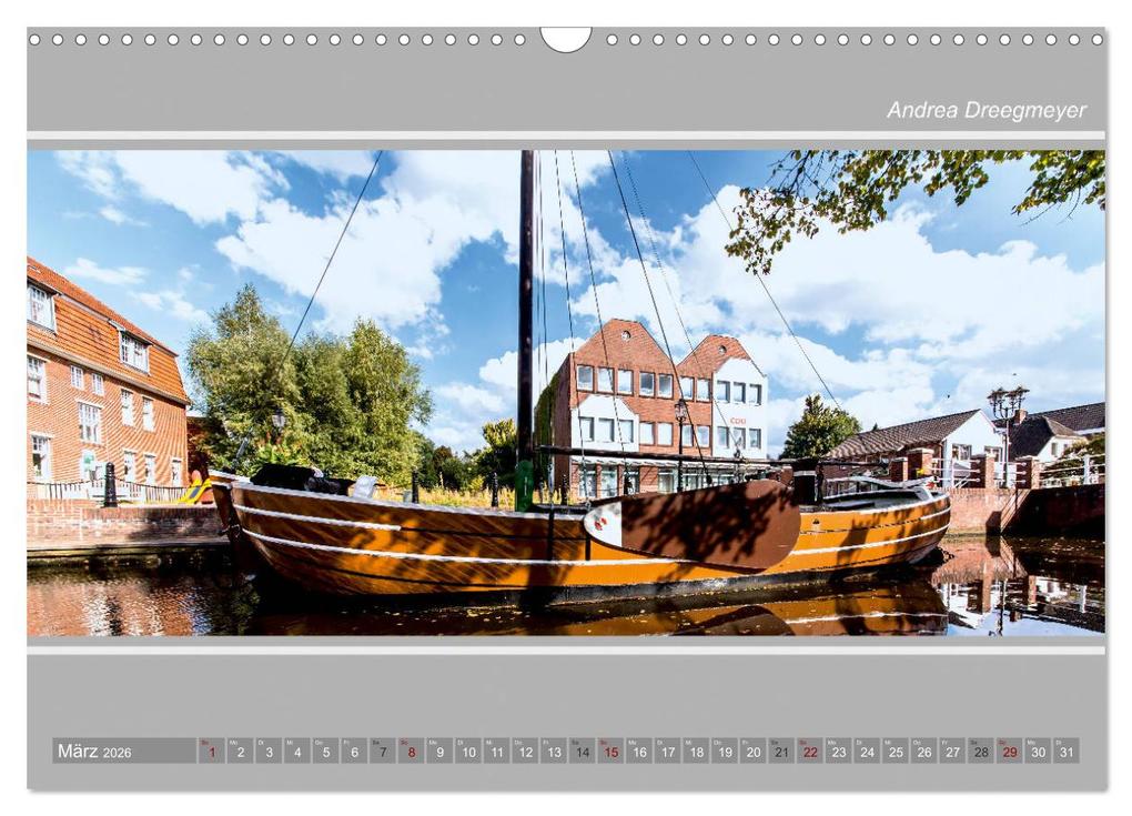 Weitere Ansicht: Papenburg-Panorama (Wandkalender 2026 DIN A3 quer), CALVENDO Monatskalender | Andrea Dreegmeyer, Calvendo