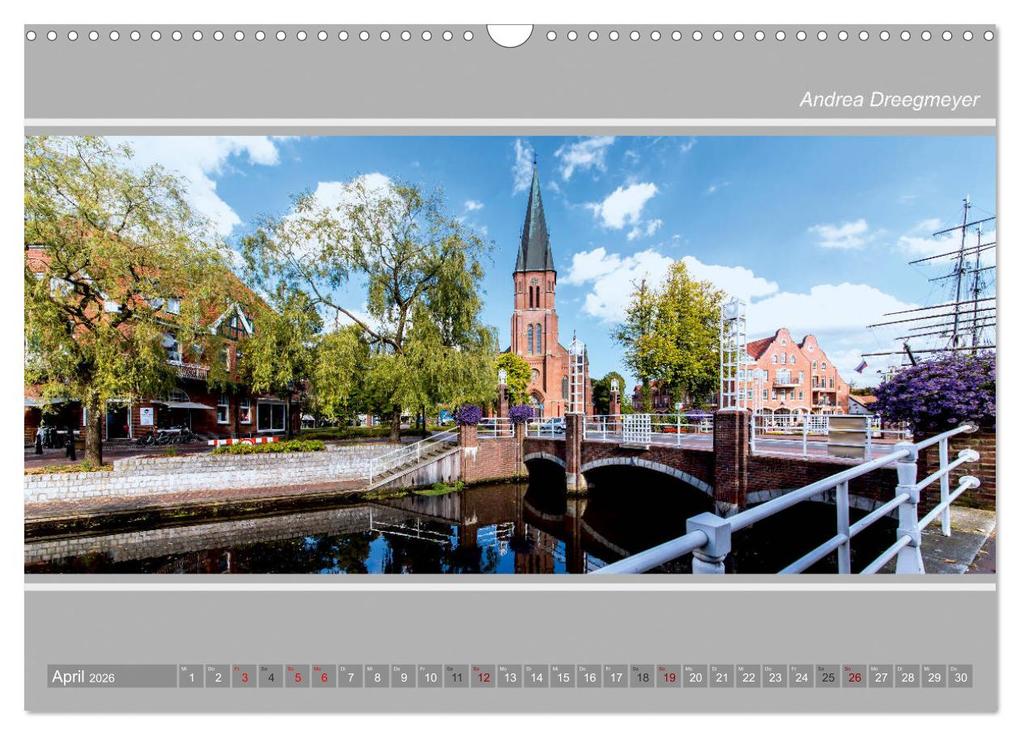 Weitere Ansicht: Papenburg-Panorama (Wandkalender 2026 DIN A3 quer), CALVENDO Monatskalender | Andrea Dreegmeyer, Calvendo