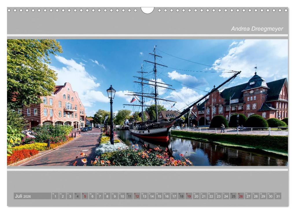 Weitere Ansicht: Papenburg-Panorama (Wandkalender 2026 DIN A3 quer), CALVENDO Monatskalender | Andrea Dreegmeyer, Calvendo