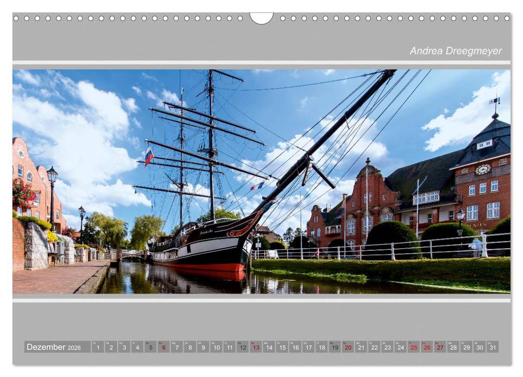 Weitere Ansicht: Papenburg-Panorama (Wandkalender 2026 DIN A3 quer), CALVENDO Monatskalender | Andrea Dreegmeyer, Calvendo