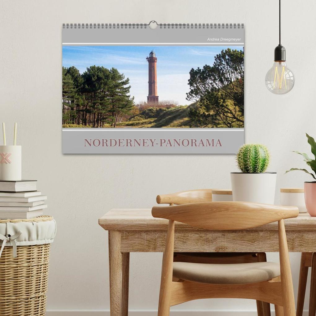 Weitere Ansicht: Norderney-Panorama (Wandkalender 2026 DIN A3 quer), CALVENDO Monatskalender | Andrea Dreegmeyer, Calvendo