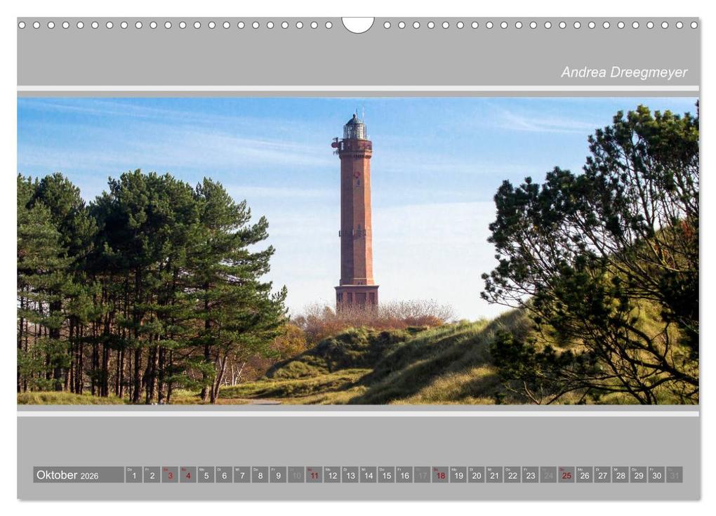Weitere Ansicht: Norderney-Panorama (Wandkalender 2026 DIN A3 quer), CALVENDO Monatskalender | Andrea Dreegmeyer, Calvendo