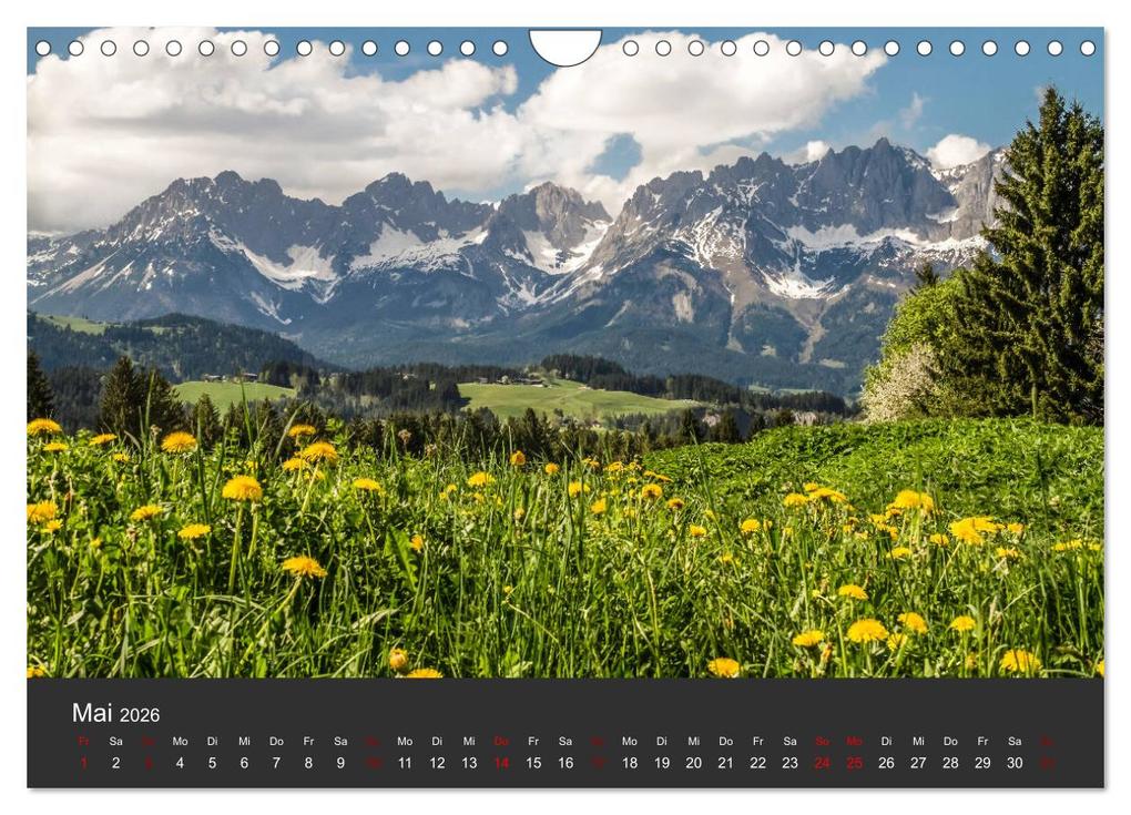 Weitere Ansicht: Der Wilde Kaiser, das Kletterparadies bei Kitzbühel (Wandkalender 2026 DIN A4 quer), CALVENDO Monatskalender | Peter Überall, Calvendo