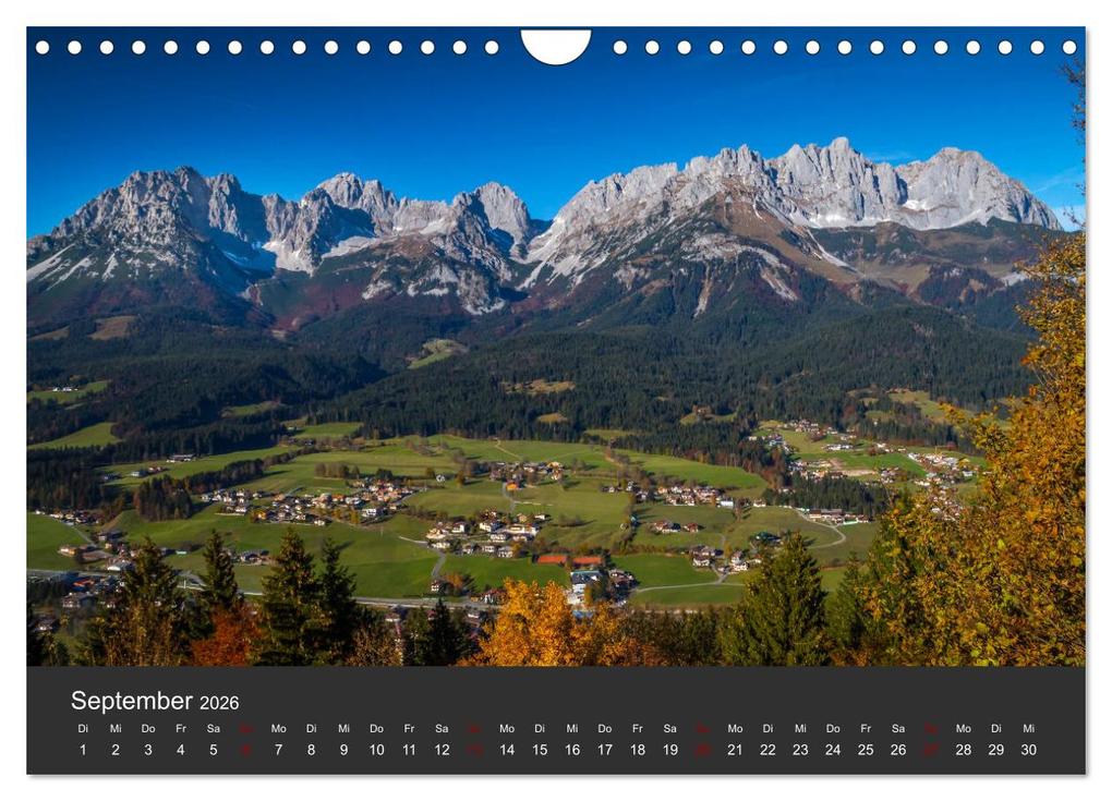 Weitere Ansicht: Der Wilde Kaiser, das Kletterparadies bei Kitzbühel (Wandkalender 2026 DIN A4 quer), CALVENDO Monatskalender | Peter Überall, Calvendo