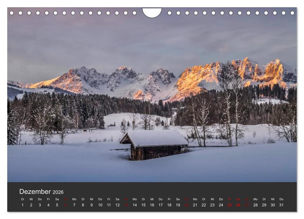 Weitere Ansicht: Der Wilde Kaiser, das Kletterparadies bei Kitzbühel (Wandkalender 2026 DIN A4 quer), CALVENDO Monatskalender | Peter Überall, Calvendo