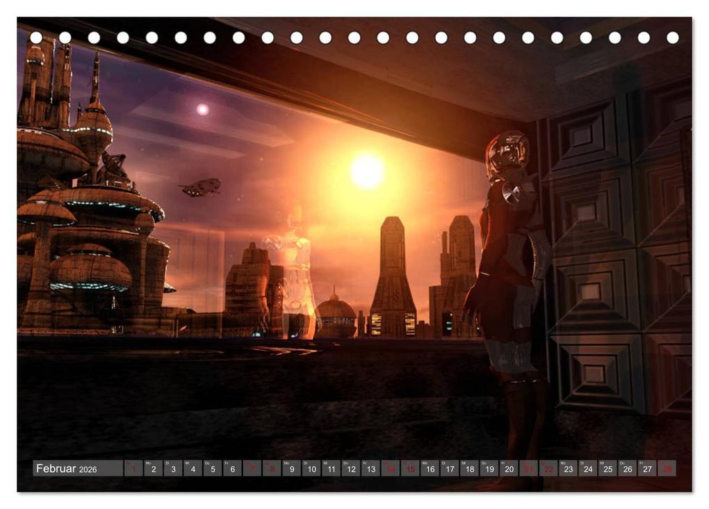 Weitere Ansicht: Wunderwelt Zukunft (Tischkalender 2026 DIN A5 quer), CALVENDO Monatskalender | Karsten Schröder, Calvendo