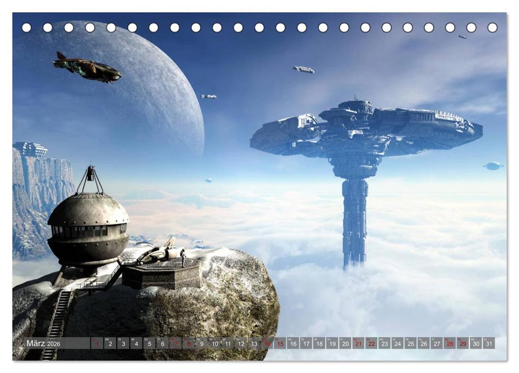 Weitere Ansicht: Wunderwelt Zukunft (Tischkalender 2026 DIN A5 quer), CALVENDO Monatskalender | Karsten Schröder, Calvendo