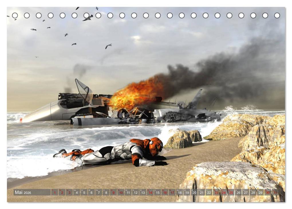 Weitere Ansicht: Wunderwelt Zukunft (Tischkalender 2026 DIN A5 quer), CALVENDO Monatskalender | Karsten Schröder, Calvendo