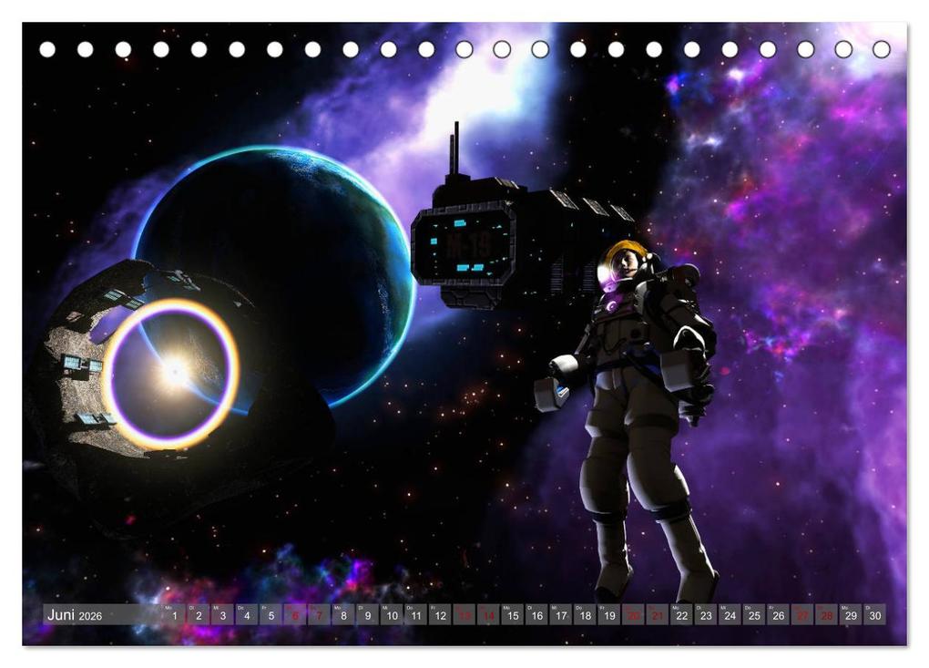 Weitere Ansicht: Wunderwelt Zukunft (Tischkalender 2026 DIN A5 quer), CALVENDO Monatskalender | Karsten Schröder, Calvendo