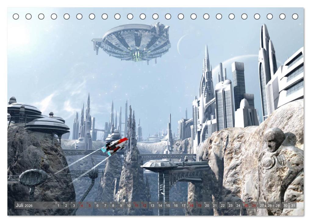 Weitere Ansicht: Wunderwelt Zukunft (Tischkalender 2026 DIN A5 quer), CALVENDO Monatskalender | Karsten Schröder, Calvendo