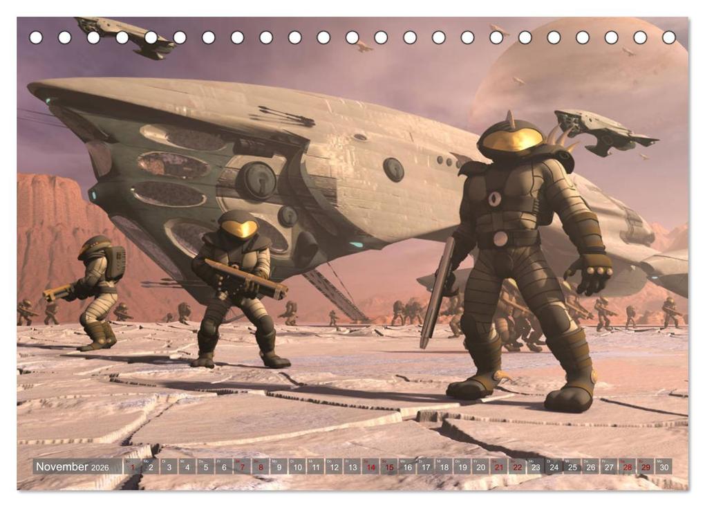 Weitere Ansicht: Wunderwelt Zukunft (Tischkalender 2026 DIN A5 quer), CALVENDO Monatskalender | Karsten Schröder, Calvendo