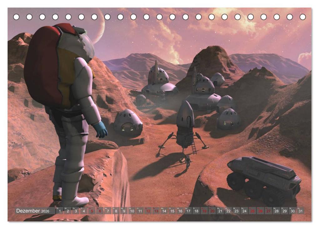 Weitere Ansicht: Wunderwelt Zukunft (Tischkalender 2026 DIN A5 quer), CALVENDO Monatskalender | Karsten Schröder, Calvendo