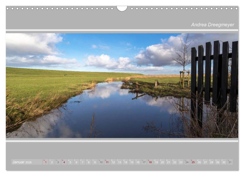 Weitere Ansicht: Krummhörn im Panorama-Format (Wandkalender 2026 DIN A3 quer), CALVENDO Monatskalender | Andrea Dreegmeyer, Calvendo