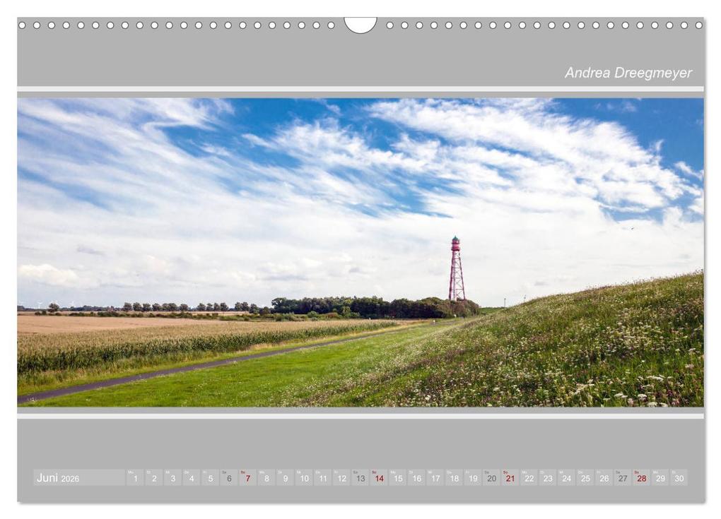 Weitere Ansicht: Krummhörn im Panorama-Format (Wandkalender 2026 DIN A3 quer), CALVENDO Monatskalender | Andrea Dreegmeyer, Calvendo