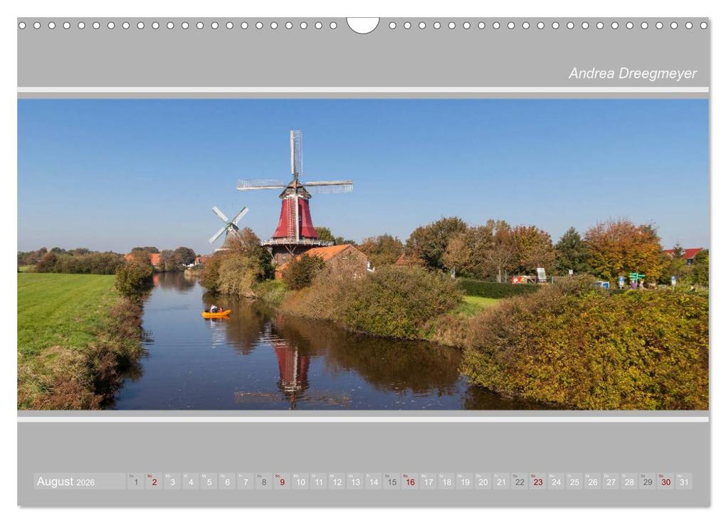 Weitere Ansicht: Krummhörn im Panorama-Format (Wandkalender 2026 DIN A3 quer), CALVENDO Monatskalender | Andrea Dreegmeyer, Calvendo