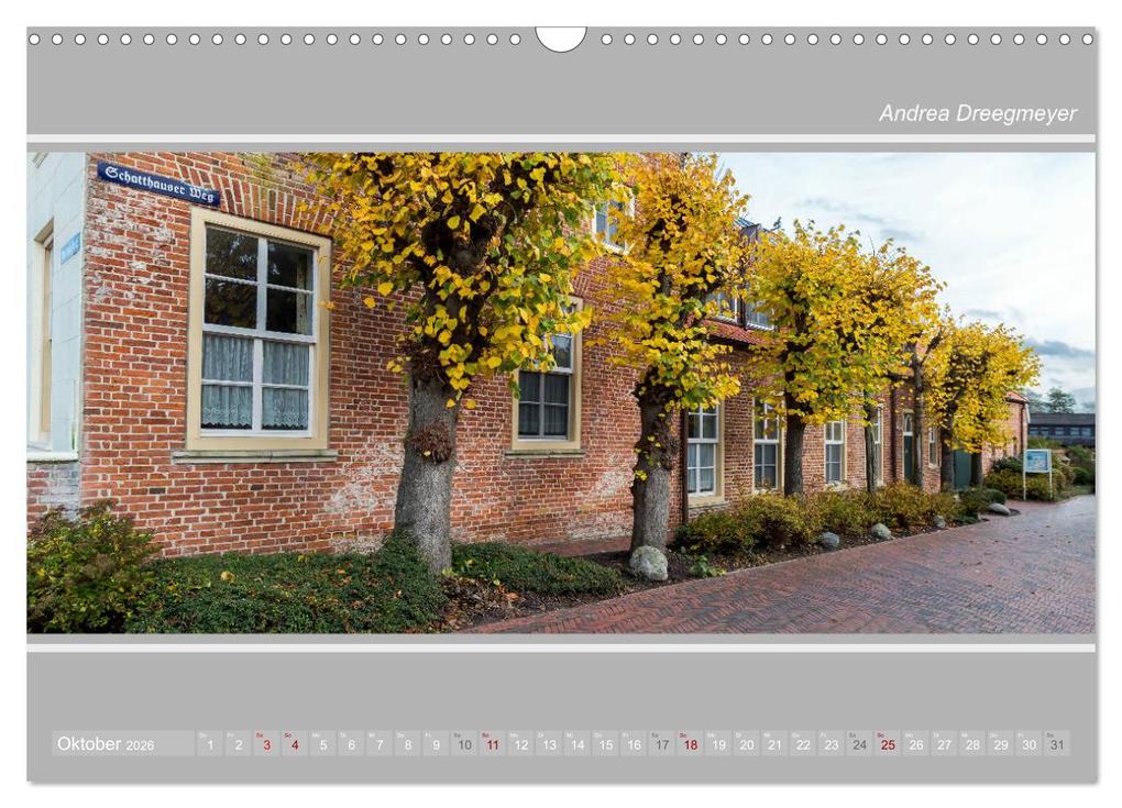 Weitere Ansicht: Krummhörn im Panorama-Format (Wandkalender 2026 DIN A3 quer), CALVENDO Monatskalender | Andrea Dreegmeyer, Calvendo