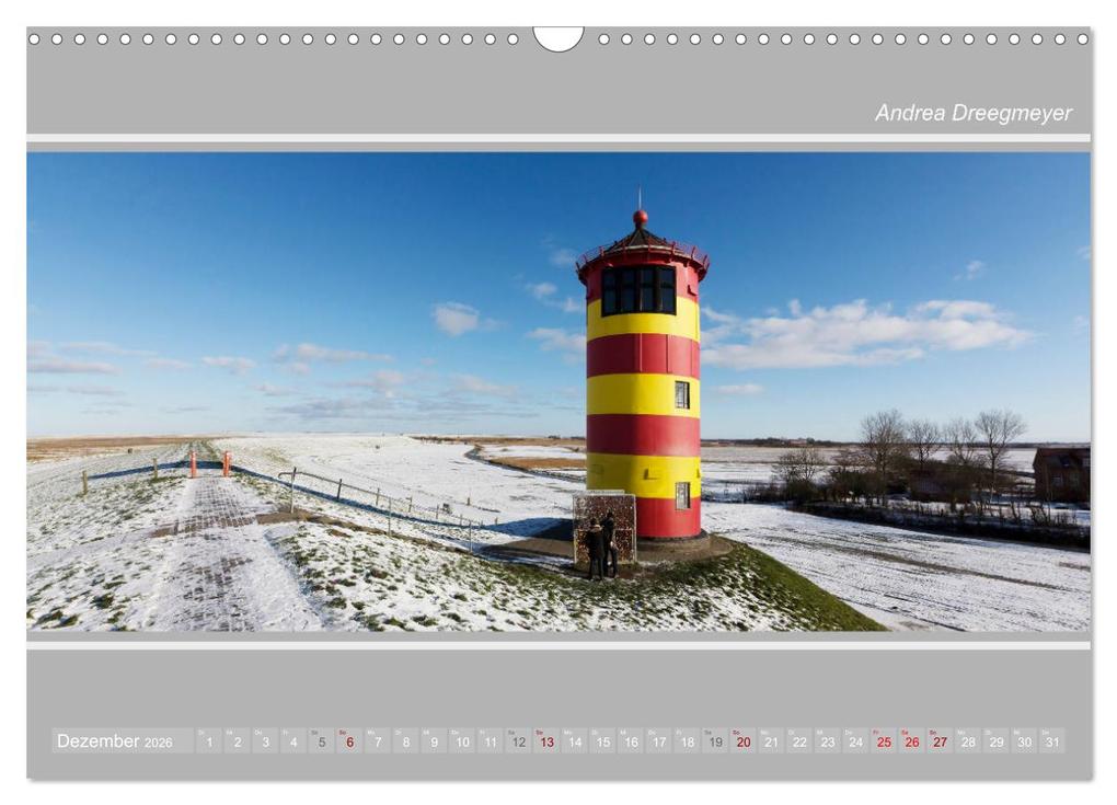 Weitere Ansicht: Krummhörn im Panorama-Format (Wandkalender 2026 DIN A3 quer), CALVENDO Monatskalender | Andrea Dreegmeyer, Calvendo