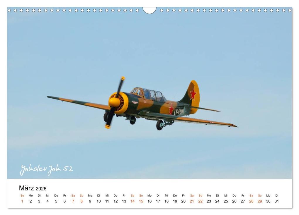 Weitere Ansicht: Die Faszination. Flugzeuge am Himmel (Wandkalender 2026 DIN A3 quer), CALVENDO Monatskalender | Friedrich Wesch, Calvendo