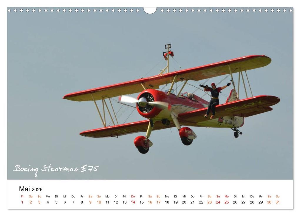 Weitere Ansicht: Die Faszination. Flugzeuge am Himmel (Wandkalender 2026 DIN A3 quer), CALVENDO Monatskalender | Friedrich Wesch, Calvendo