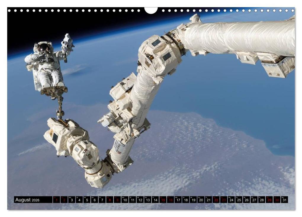 Weitere Ansicht: Auftrag im Weltall. Astronauten und Raumfahrt (Wandkalender 2026 DIN A3 quer), CALVENDO Monatskalender | Elisabeth Stanzer, Calvendo