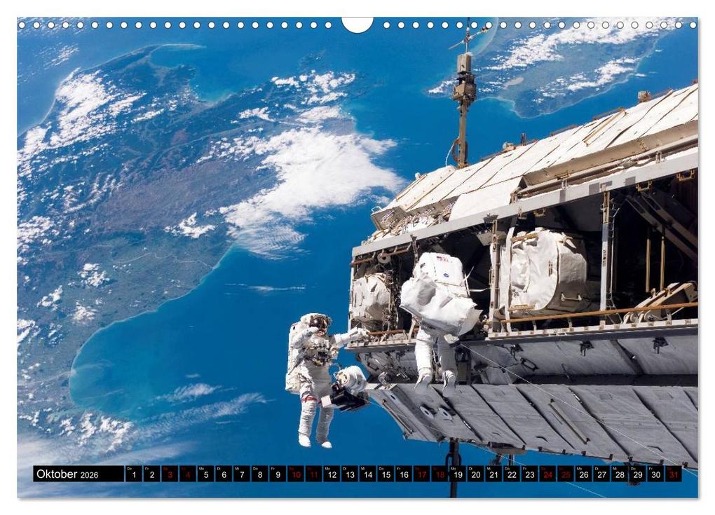 Weitere Ansicht: Auftrag im Weltall. Astronauten und Raumfahrt (Wandkalender 2026 DIN A3 quer), CALVENDO Monatskalender | Elisabeth Stanzer, Calvendo