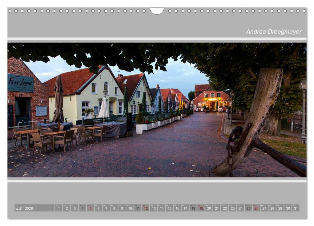 Weitere Ansicht: Greetsiel-Panorama (Wandkalender 2026 DIN A3 quer), CALVENDO Monatskalender | Andrea Dreegmeyer, Calvendo