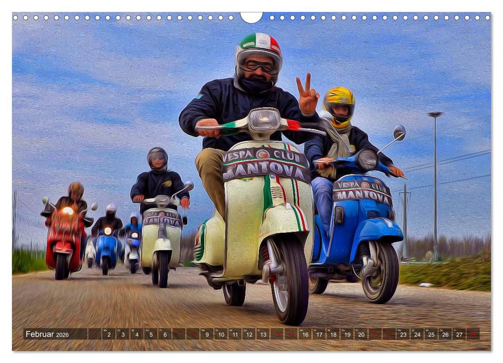 Weitere Ansicht: Vespazieren (Wandkalender 2026 DIN A3 quer), CALVENDO Monatskalender | Simone Borghini, Calvendo