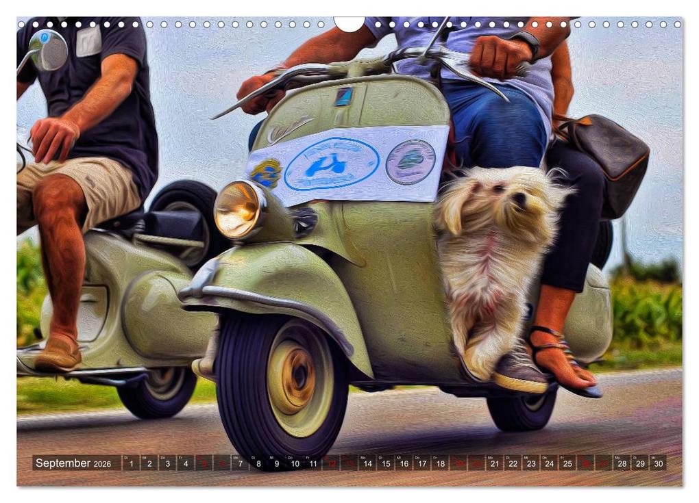 Weitere Ansicht: Vespazieren (Wandkalender 2026 DIN A3 quer), CALVENDO Monatskalender | Simone Borghini, Calvendo