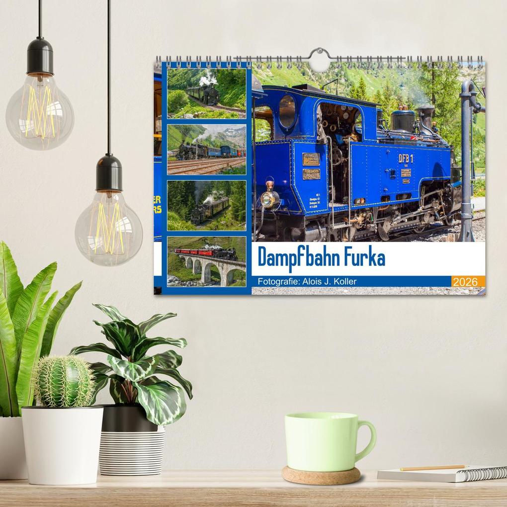 Weitere Ansicht: Dampfbahn Furka 2026 (Wandkalender 2026 DIN A4 quer), CALVENDO Monatskalender | Alois J. Koller 4pictures.ch, Calvendo